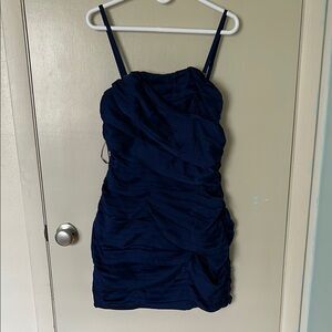 Elegant Navy Blue Dress